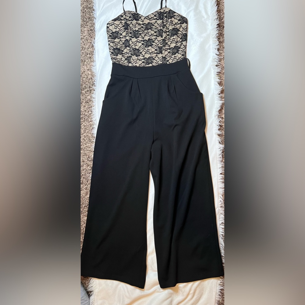 women lace jump suit